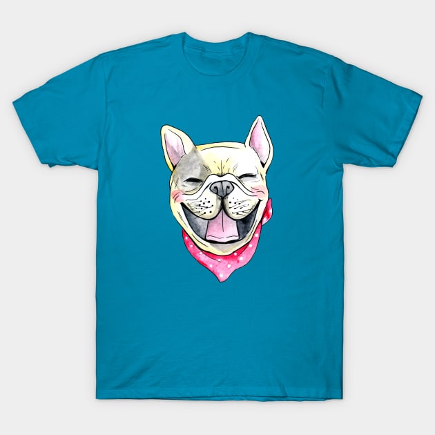 French Bulldog T-Shirt by jessicaguarnido